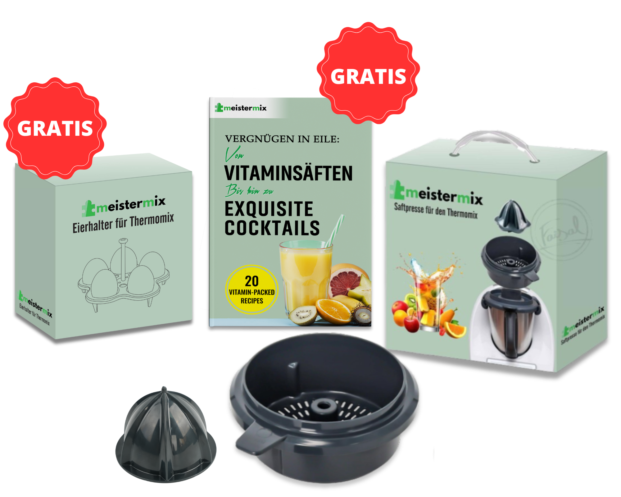 Pressix - Saftpresse für Thermomix (+1 ZUBEHÖR GRATIS)