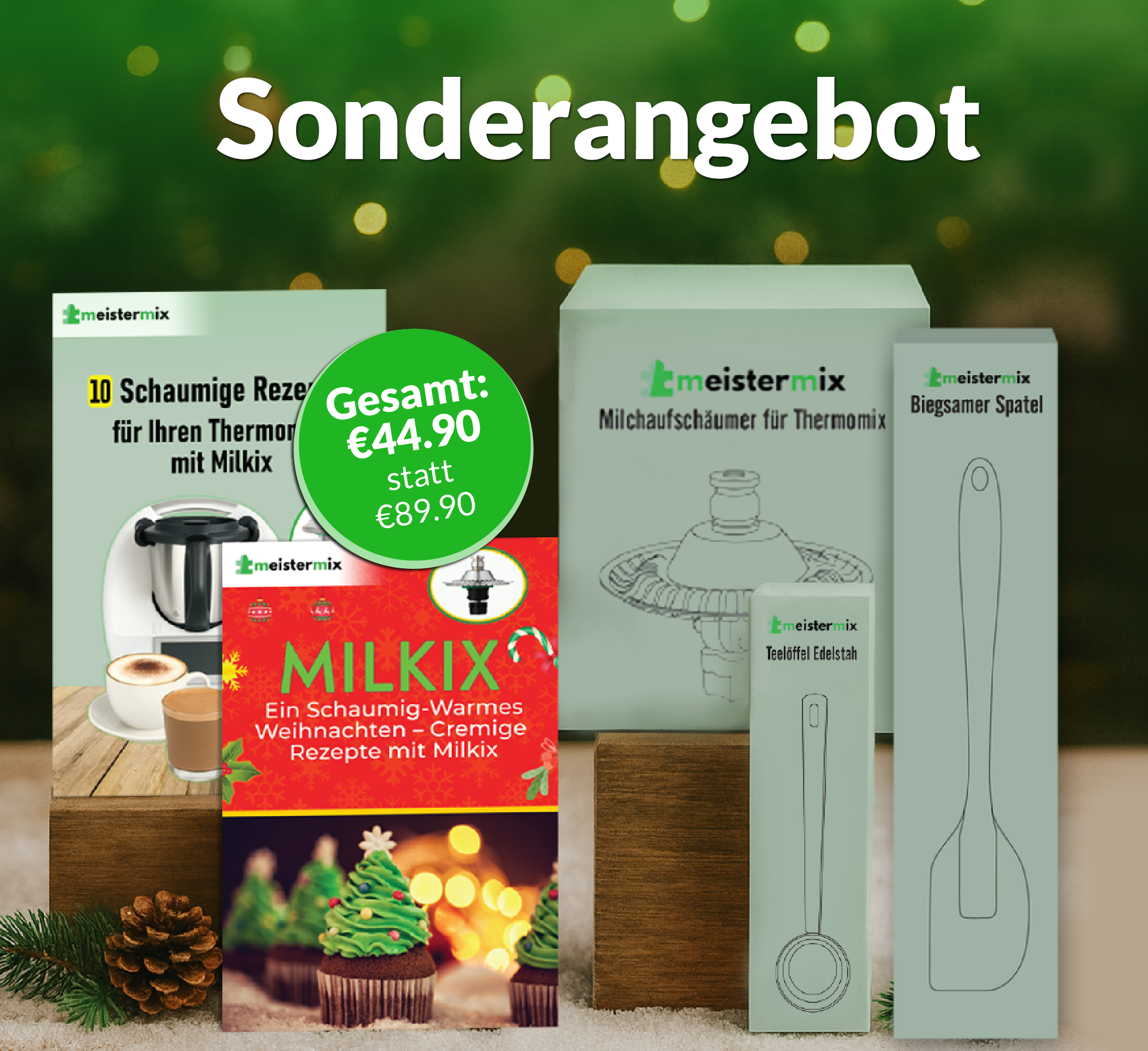 Milkix - Milchaufschäumer für Thermomix (EXKLUSIVES PAKET)