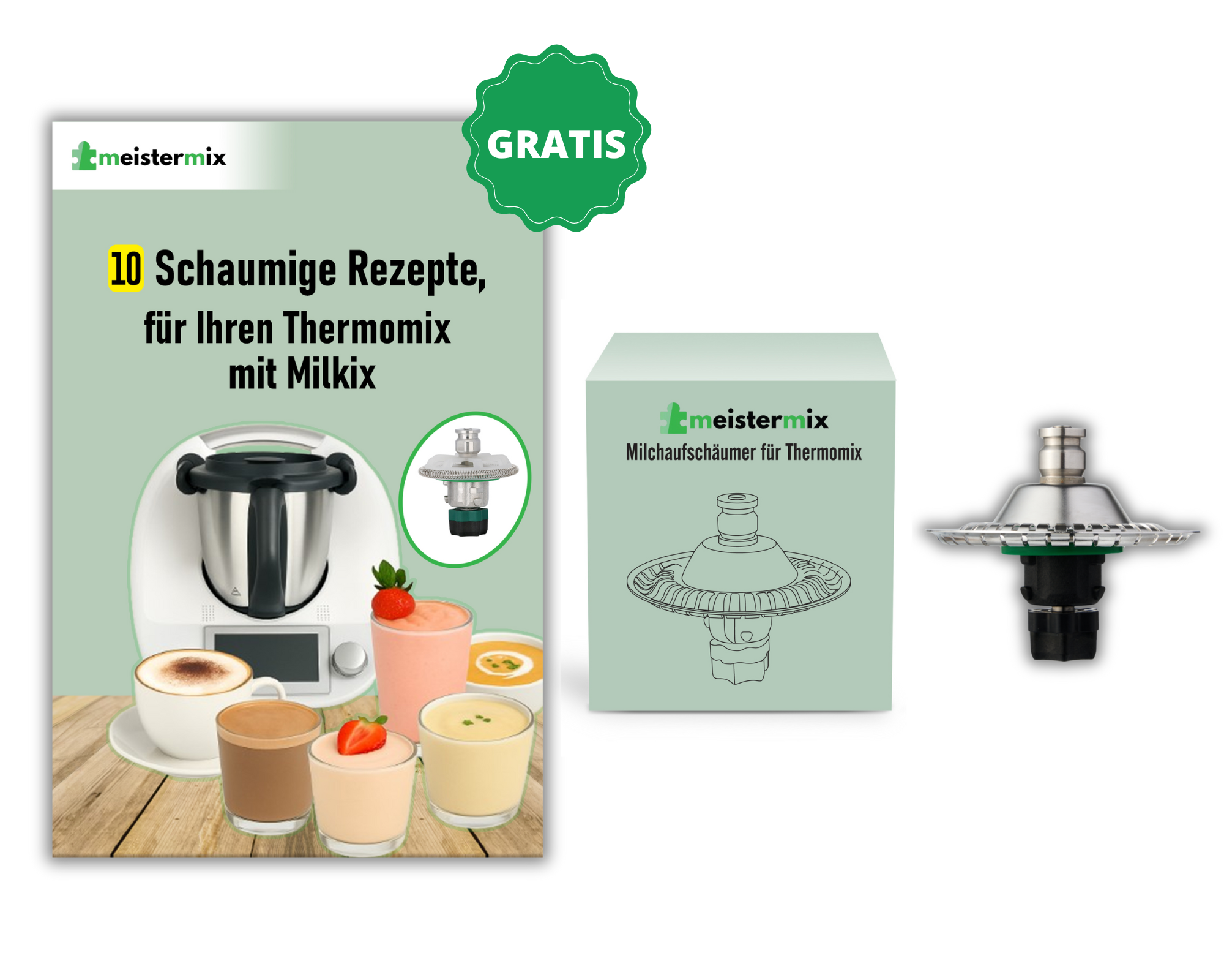 Milkix - Milchaufschäumer für Thermomix (Neue verbesserte Version)
