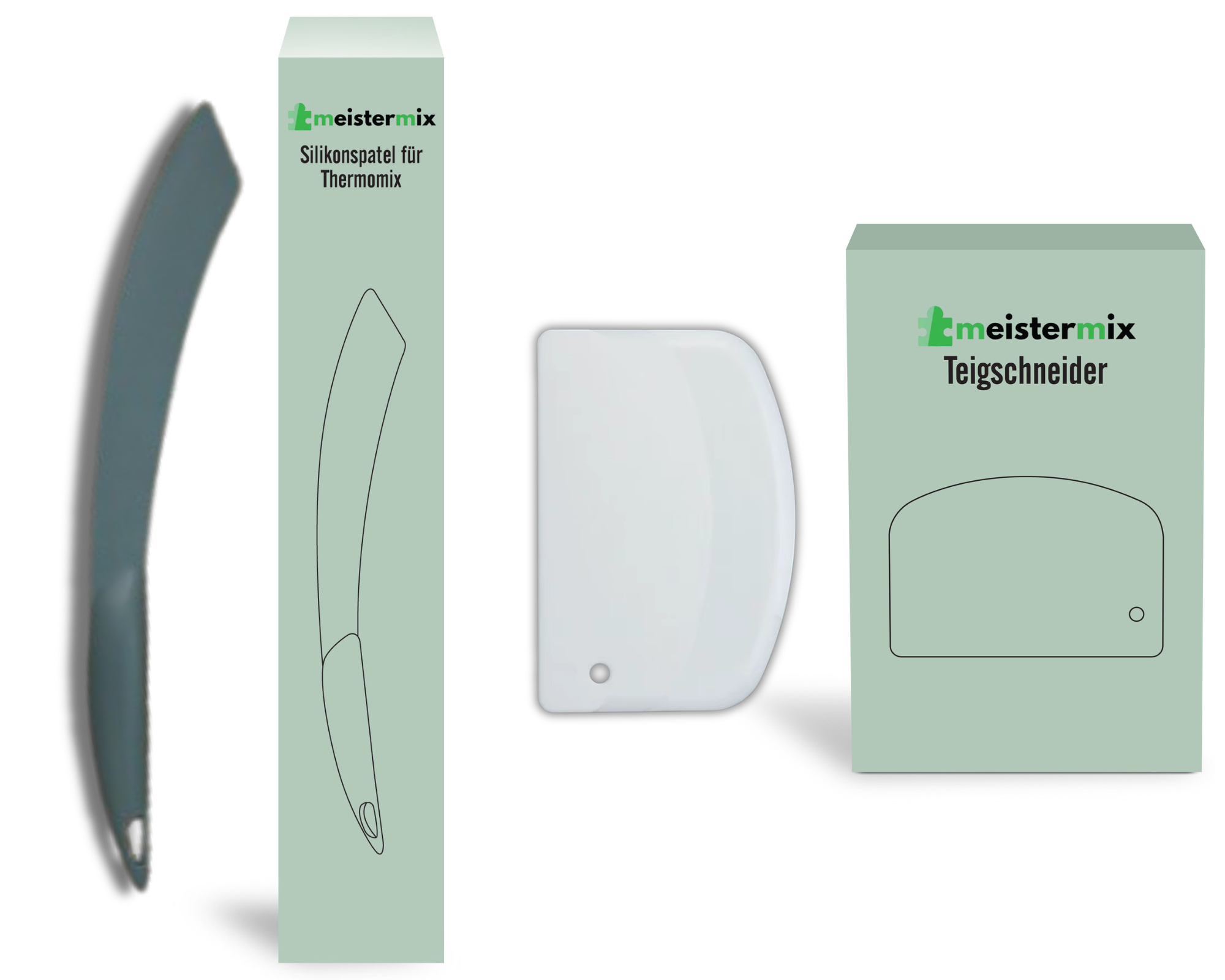 Backset für Thermomix (Spatel + Teigschneider)